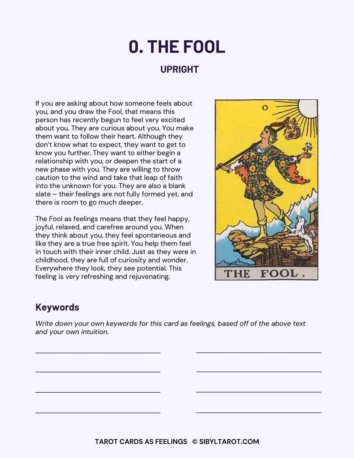 Learn to Read Tarot Cards as Feelings