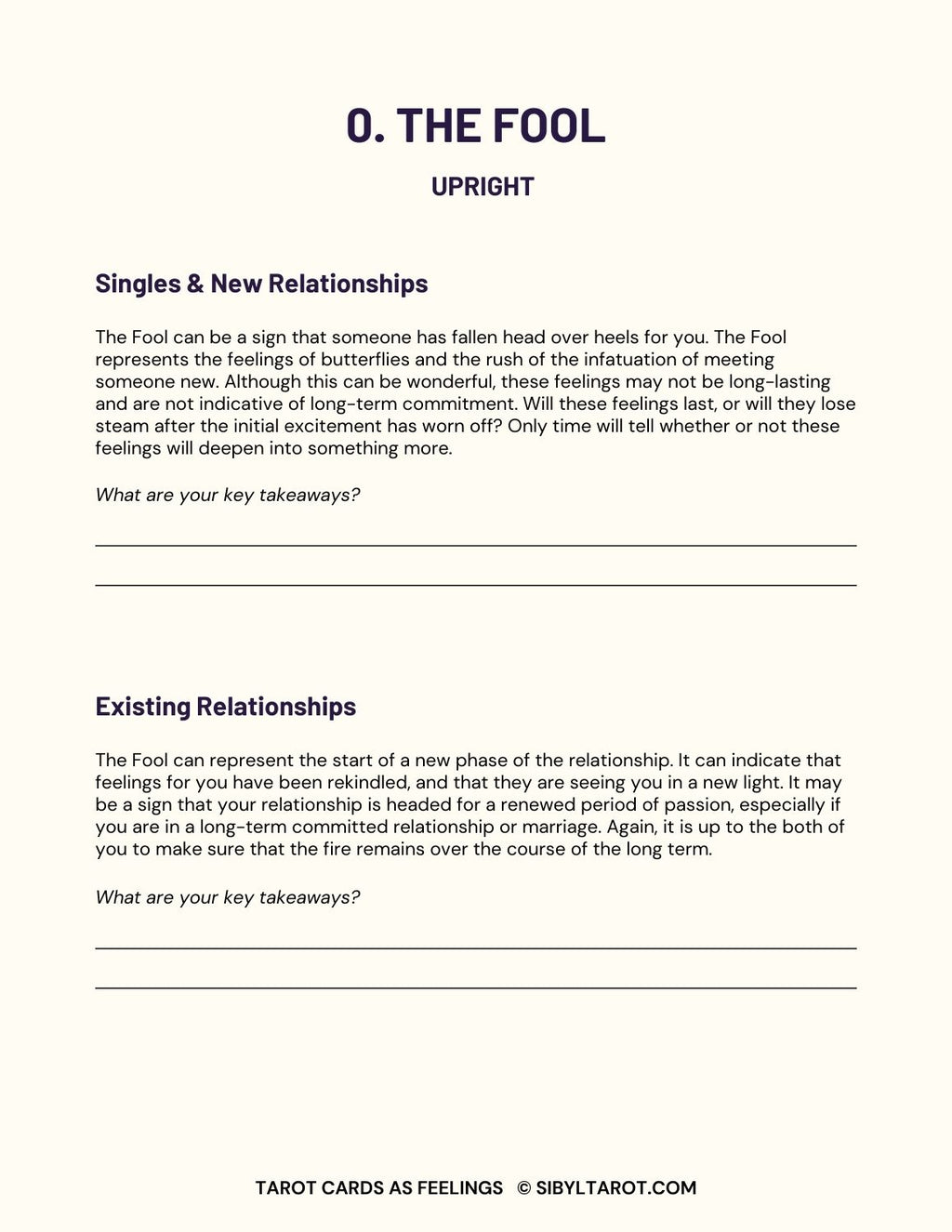 Learn to Read Tarot Cards as Feelings