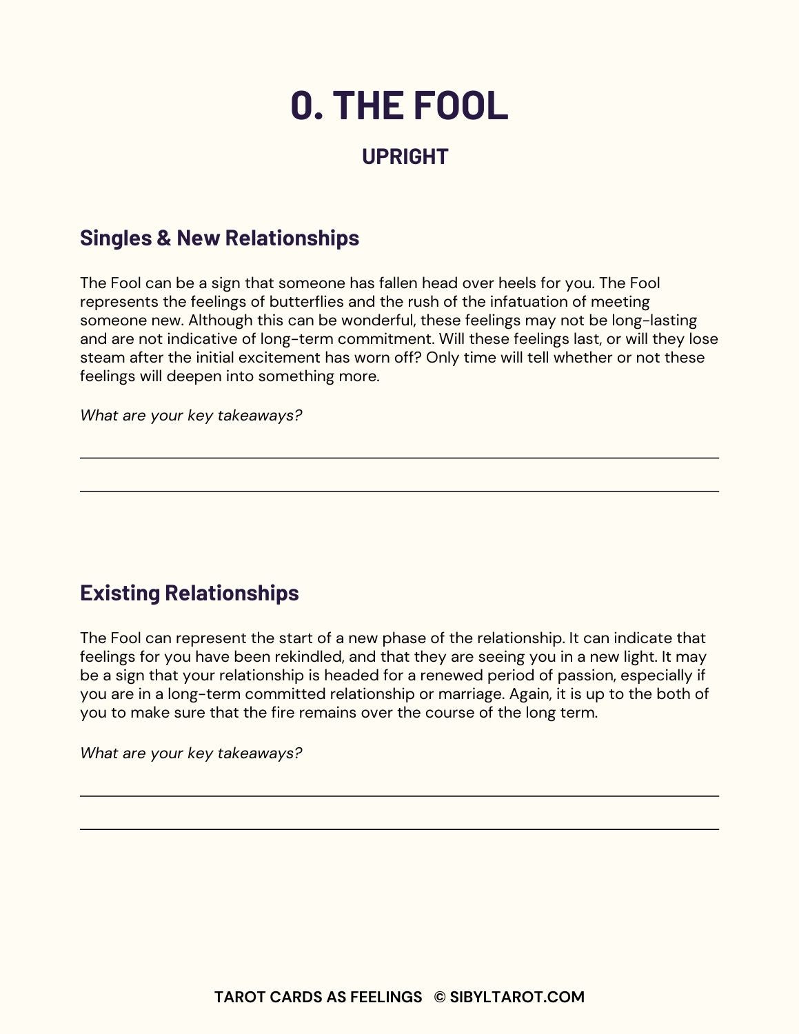 Learn to Read Tarot Cards as Feelings