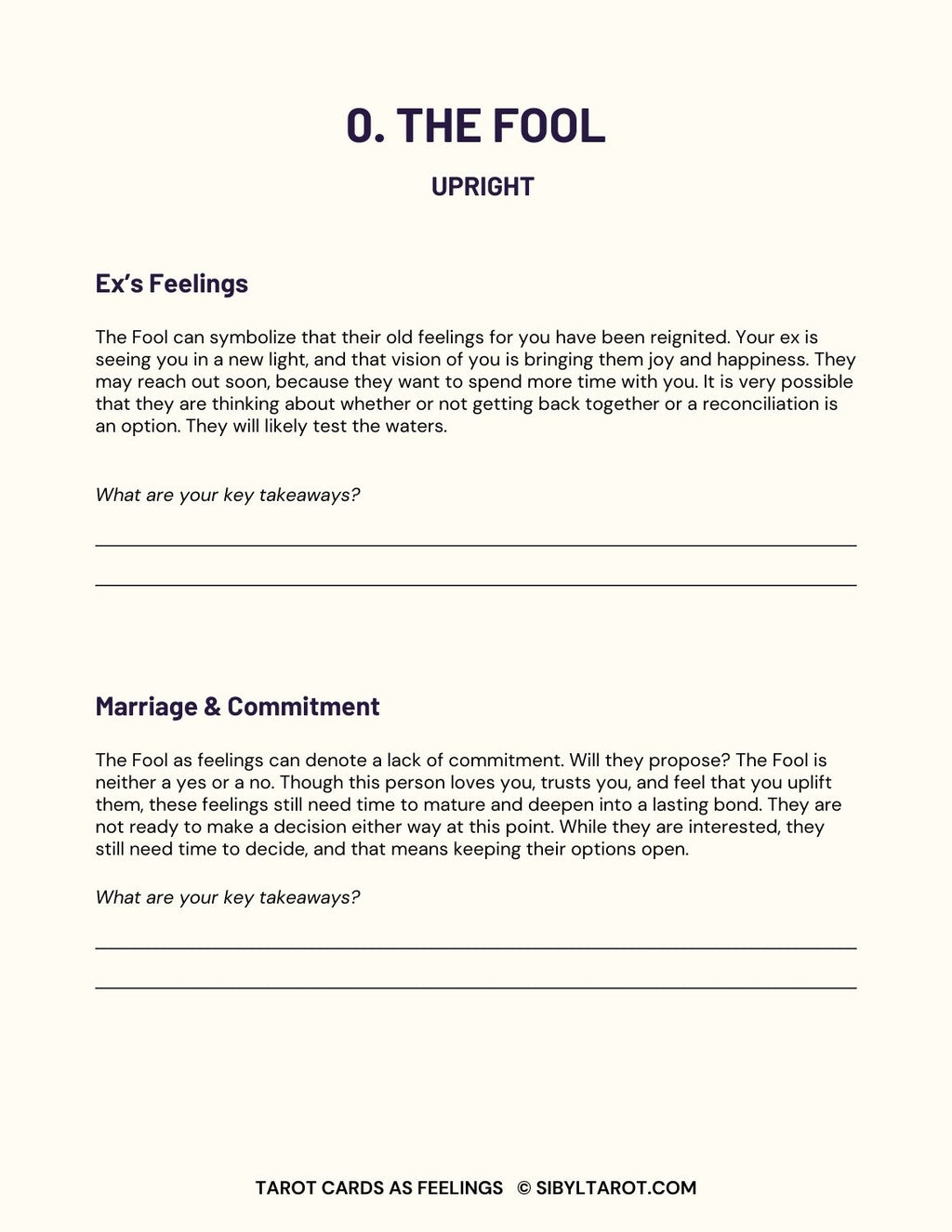 Learn to Read Tarot Cards as Feelings