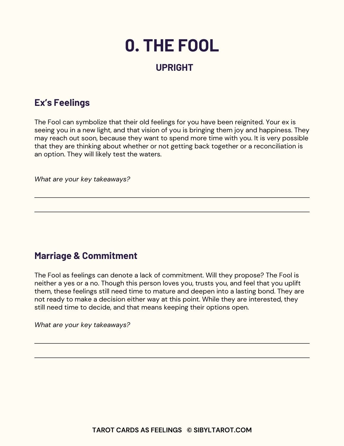 Learn to Read Tarot Cards as Feelings